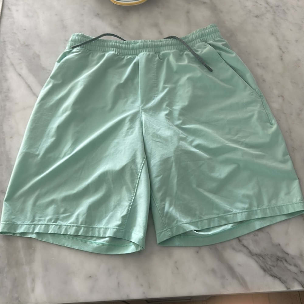 Lululemon Athletica pacebreaker Aqua Athletic Shorts - Picture 3 of 7